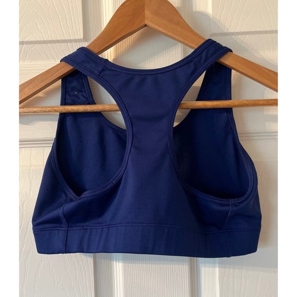 Nike Pro Sports Swoosh Sports Bra in Blue - Picture 2 of 3